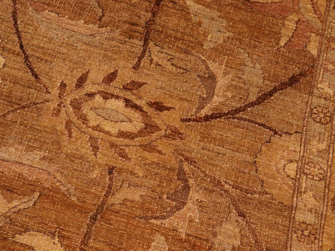 handmade Traditional Antique Gold Lt. Gold Hand Knotted RECTANGLE 100% WOOL area rug 8x10