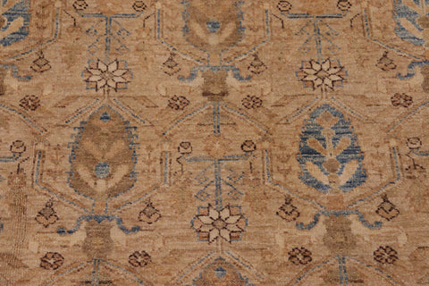 handmade Transitional Kafkaz Tan Green Hand Knotted RECTANGLE 100% WOOL area rug 7' x 10'