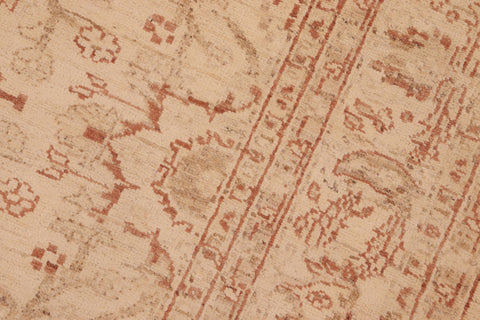handmade Traditional Kafkaz Beige Rust Hand Knotted RECTANGLE 100% WOOL area rug 6x9