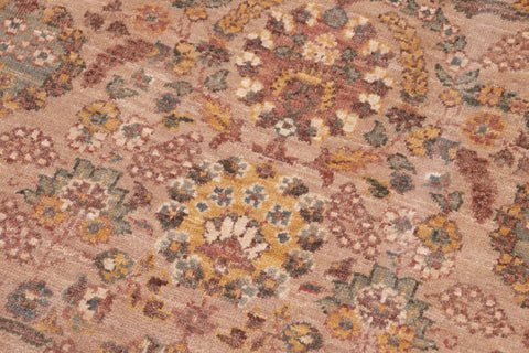 handmade Transitional Kafkaz Tan Brown Hand Knotted RECTANGLE 100% WOOL area rug 6' x 9'