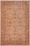 handmade Traditional Kafkaz Tan Brown Hand Knotted RECTANGLE 100% WOOL area rug 6 x 9