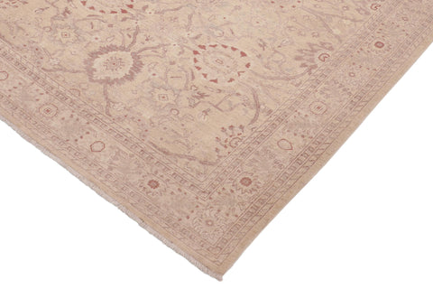 handmade Traditional Kafkaz Tan Brown Hand Knotted RECTANGLE 100% WOOL area rug 6x9