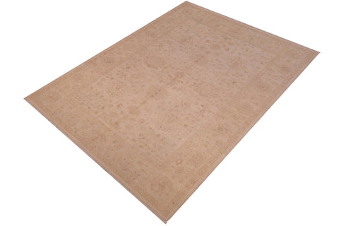 Chic Ziegler Melodi Tan/Ivory Wool Rug - 5'11'' x 9'2''