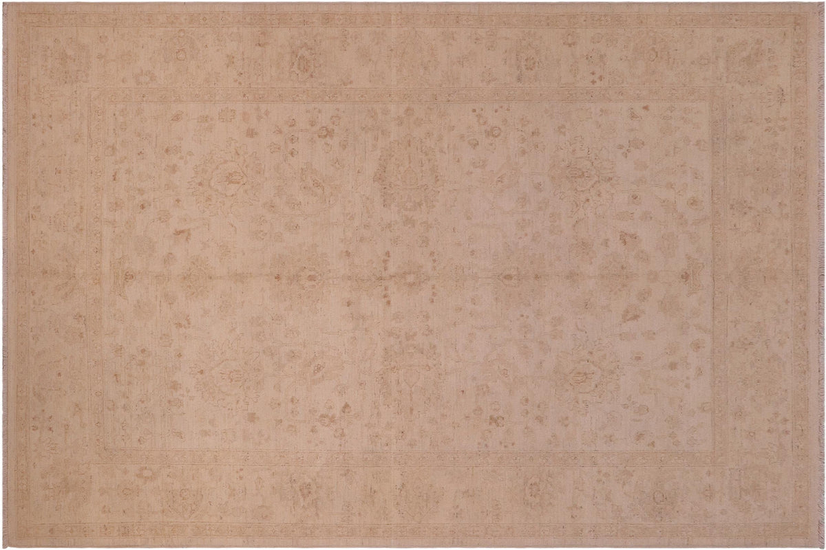 Chic Ziegler Melodi Tan/Ivory Wool Rug - 5'11'' x 9'2''