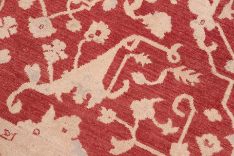 handmade Traditional Kafkaz Red Tan Hand Knotted RECTANGLE 100% WOOL area rug 6x9