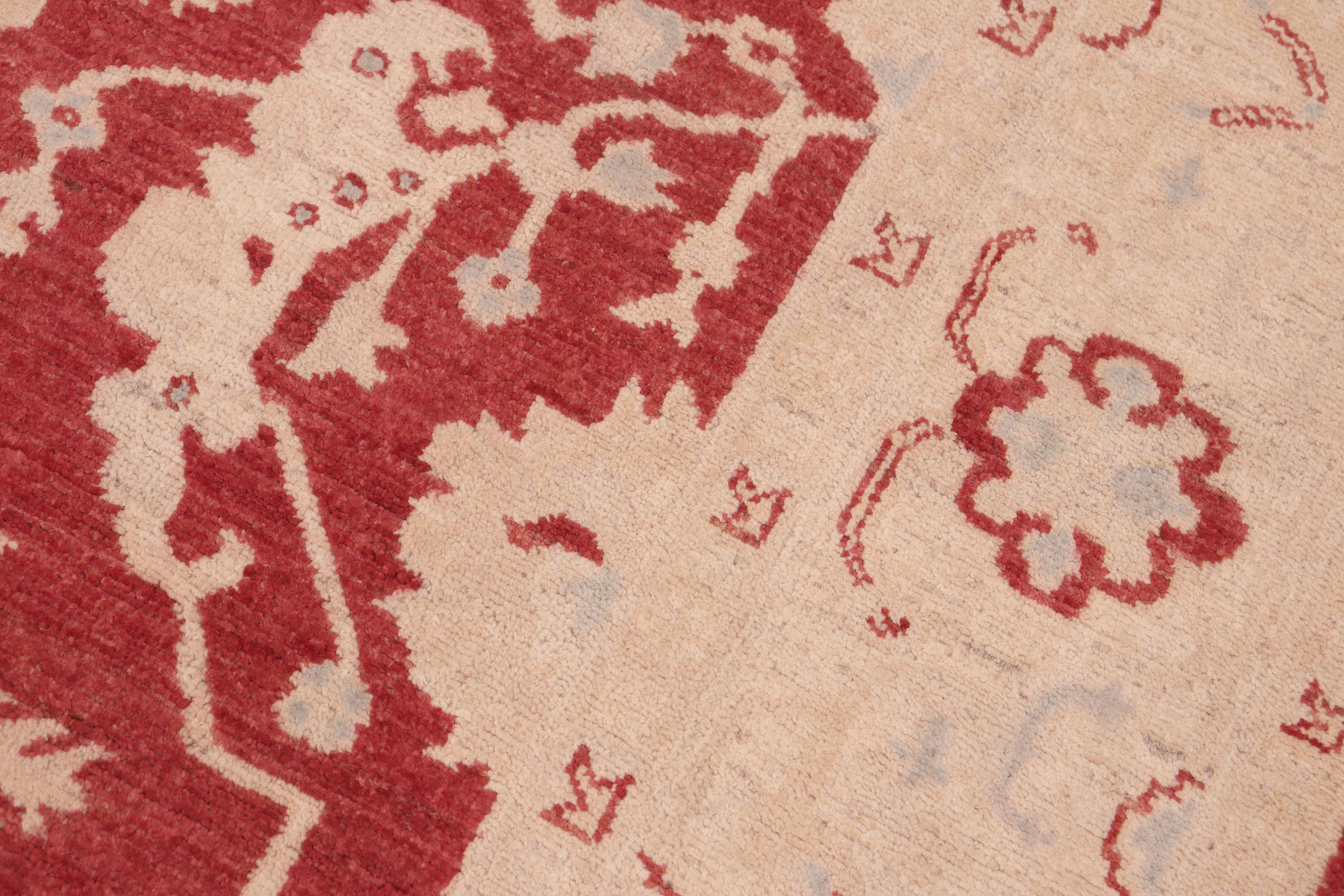 handmade Traditional Kafkaz Red Tan Hand Knotted RECTANGLE 100% WOOL area rug 6x9