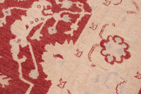 handmade Traditional Kafkaz Red Tan Hand Knotted RECTANGLE 100% WOOL area rug 6x9