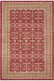 handmade Transitional  Red Green Hand Knotted RECTANGLE 100% WOOL area rug 6X9
