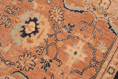 handmade Traditional Kafkaz Rose Blue Hand Knotted RECTANGLE 100% WOOL area rug 6X9