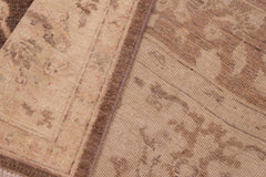 handmade Traditional Kafkaz Brown Tan Hand Knotted RECTANGLE 100% WOOL area rug 6X9