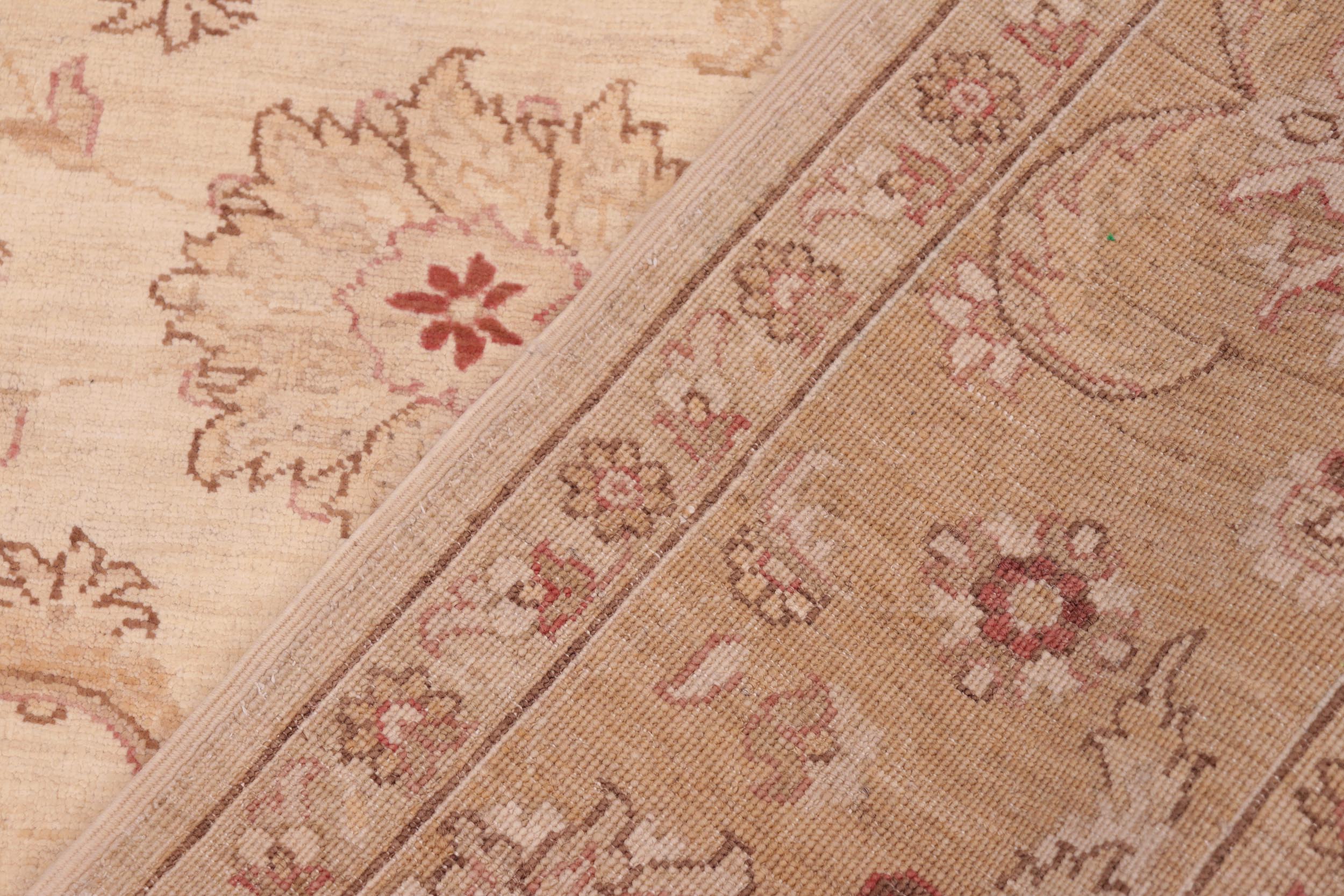 handmade Traditional Kafkaz Beige Gold Hand Knotted RECTANGLE 100% WOOL area rug 6x9