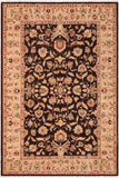 handmade Traditional Kafkaz Brown Tan Hand Knotted RECTANGLE 100% WOOL area rug 6 x 9