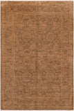 handmade Traditional Kafkaz Brown Gold Hand Knotted RECTANGLE 100% WOOL area rug 6 x 9