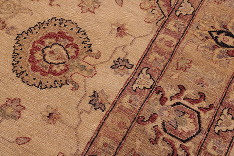 handmade Traditional Kafkaz Ivory Gold Hand Knotted RECTANGLE 100% WOOL area rug 6x9