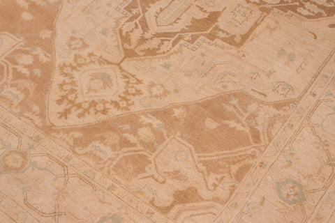 handmade Traditional Kafkaz Brown Tan Hand Knotted RECTANGLE 100% WOOL area rug 6' x 9'