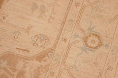 handmade Traditional Kafkaz Brown Tan Hand Knotted RECTANGLE 100% WOOL area rug 6X9