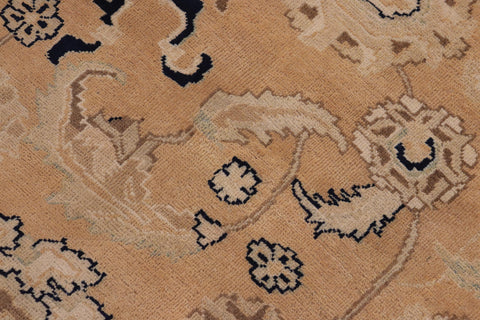 handmade Traditional Kafkaz Nude Blue Hand Knotted RECTANGLE 100% WOOL area rug 9' x 11'