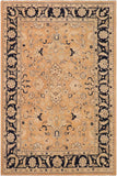 handmade Traditional Kafkaz Nude Blue Hand Knotted RECTANGLE 100% WOOL area rug 9 x 11