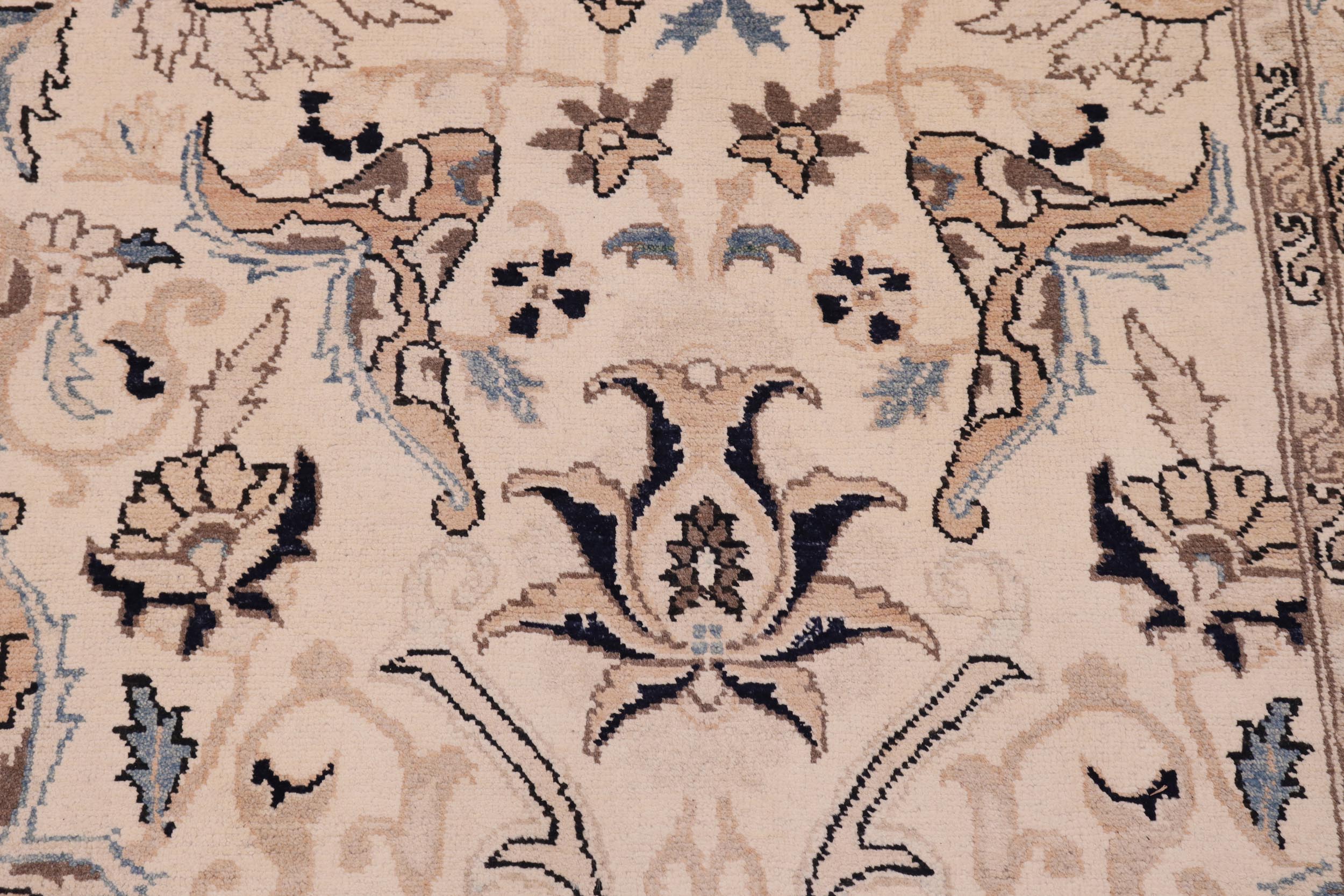 handmade Traditional Kafkaz Beige Tan Hand Knotted RECTANGLE 100% WOOL area rug 9x12