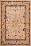 handmade Traditional Kafkaz Beige Peach Hand Knotted RECTANGLE 100% WOOL area rug 9 x 11