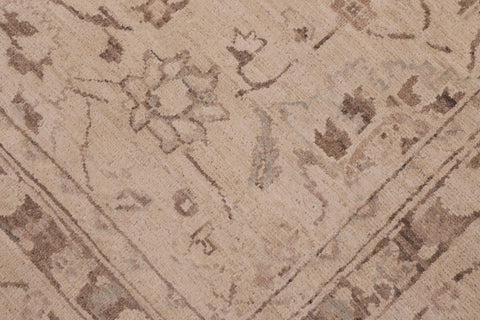 handmade Traditional Kafkaz Beige Tan Hand Knotted RECTANGLE 100% WOOL area rug 9x12