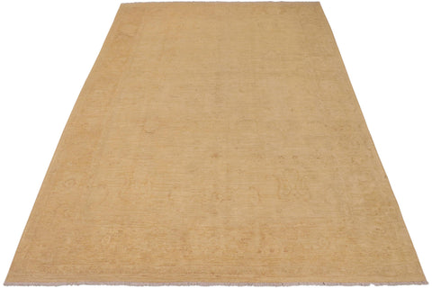 handmade Traditional Kafkaz Beige Tan Hand Knotted RECTANGLE 100% WOOL area rug 9x13