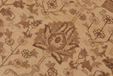 handmade Traditional Kafkaz Beige Tan Hand Knotted RECTANGLE 100% WOOL area rug 9 x 12