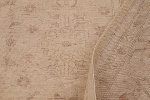 handmade Traditional Kafkaz Beige Lt. Brown Hand Knotted RECTANGLE 100% WOOL area rug 9x12
