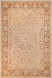 handmade Traditional Kafkaz Beige Brown Hand Knotted RECTANGLE 100% WOOL area rug 9 x 12