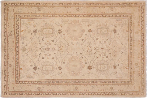 handmade Traditional Kafkaz Beige Tan Hand Knotted RECTANGLE 100% WOOL area rug 9x12