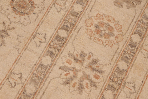 handmade Traditional Kafkaz Beige Rust Hand Knotted RECTANGLE 100% WOOL area rug 9x12