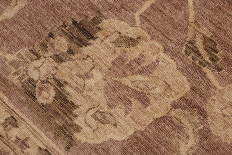 handmade Traditional Kafkaz Brown Beige Hand Knotted RECTANGLE 100% WOOL area rug 9x12