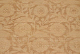 handmade Transitional Kafkaz Beige Lt. Brown Hand Knotted RECTANGLE 100% WOOL area rug 9 x 12