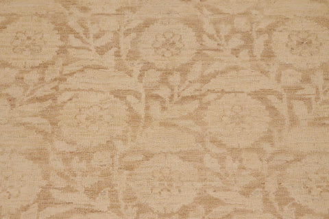 handmade Modern Kafkaz Beige Lt. Brown Hand Knotted RECTANGLE 100% WOOL area rug 9' x 12'