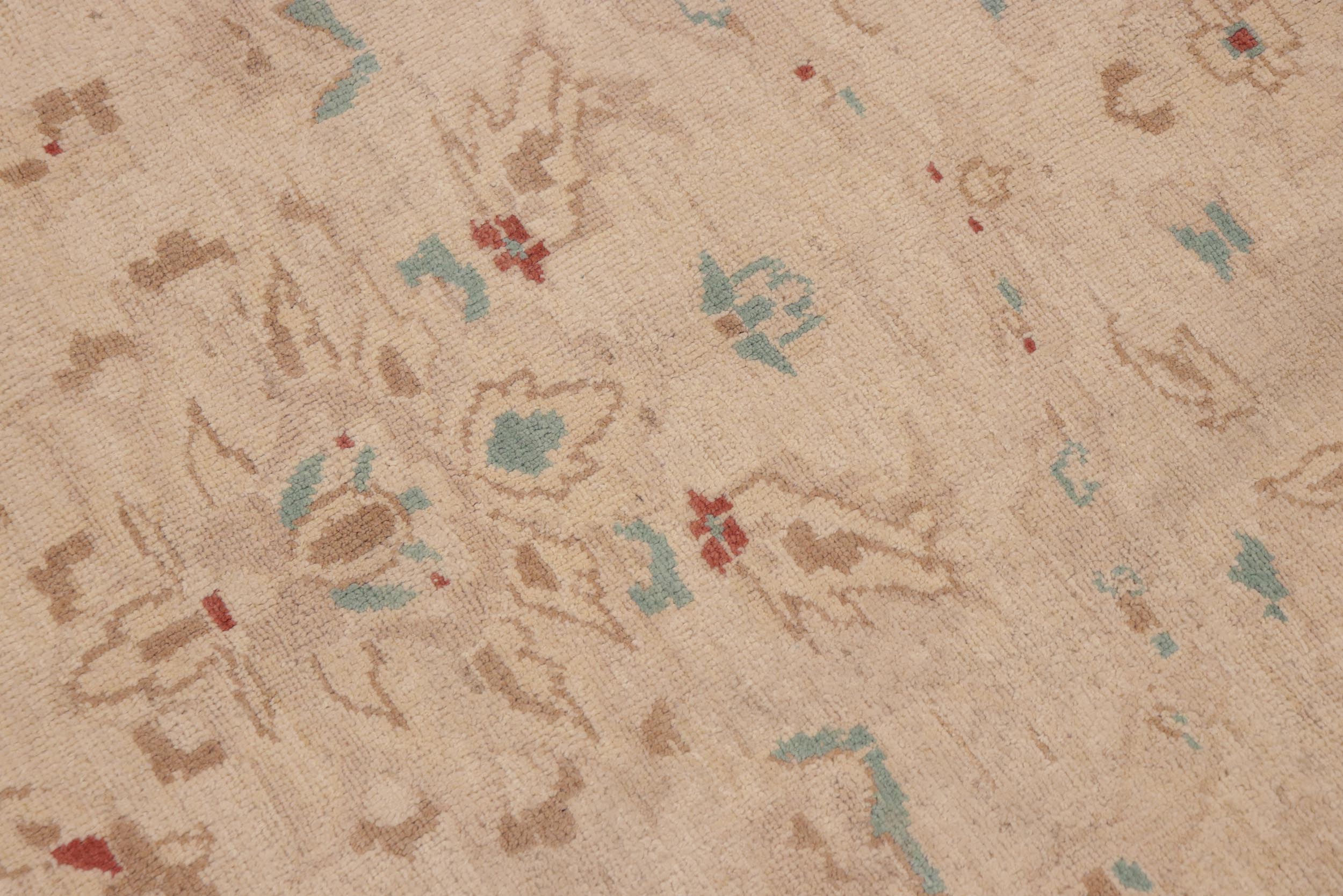 handmade Traditional Kafkaz Beige Lt. Brown Hand Knotted RECTANGLE 100% WOOL area rug 9x12