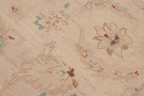 handmade Traditional Kafkaz Beige Lt. Brown Hand Knotted RECTANGLE 100% WOOL area rug 9x12