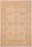 handmade Traditional Kafkaz Beige Lt. Gold Hand Knotted RECTANGLE 100% WOOL area rug 9 x 12