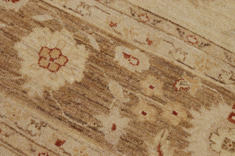 handmade Traditional Kafkaz Beige Lt. Brown Hand Knotted RECTANGLE 100% WOOL area rug 9x12