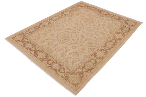 handmade Traditional Kafkaz Tan Brown Hand Knotted RECTANGLE 100% WOOL area rug 9x12
