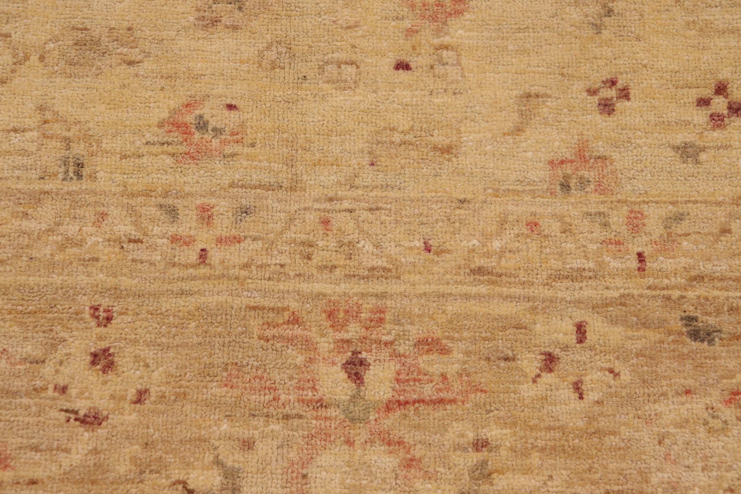 handmade Traditional Kafkaz Lt. Gold Tan Hand Knotted RECTANGLE 100% WOOL area rug 9x12