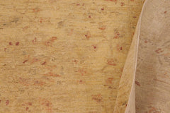 handmade Traditional Kafkaz Lt. Gold Tan Hand Knotted RECTANGLE 100% WOOL area rug 9X12