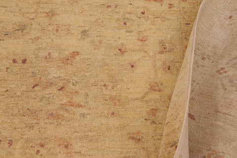 handmade Traditional Kafkaz Lt. Gold Tan Hand Knotted RECTANGLE 100% WOOL area rug 9x12