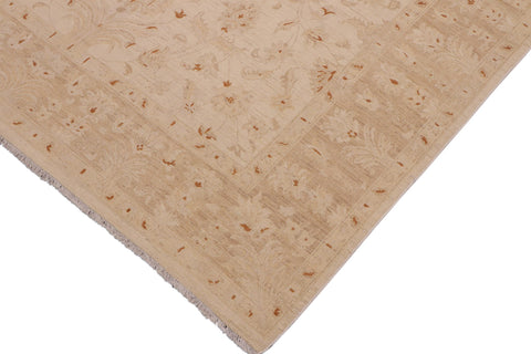 handmade Traditional Kafkaz Beige Lt. Brown Hand Knotted RECTANGLE 100% WOOL area rug 9x12