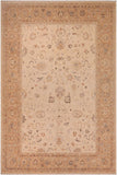 handmade Traditional Kafkaz Beige Tan Hand Knotted RECTANGLE 100% WOOL area rug 9 x 12