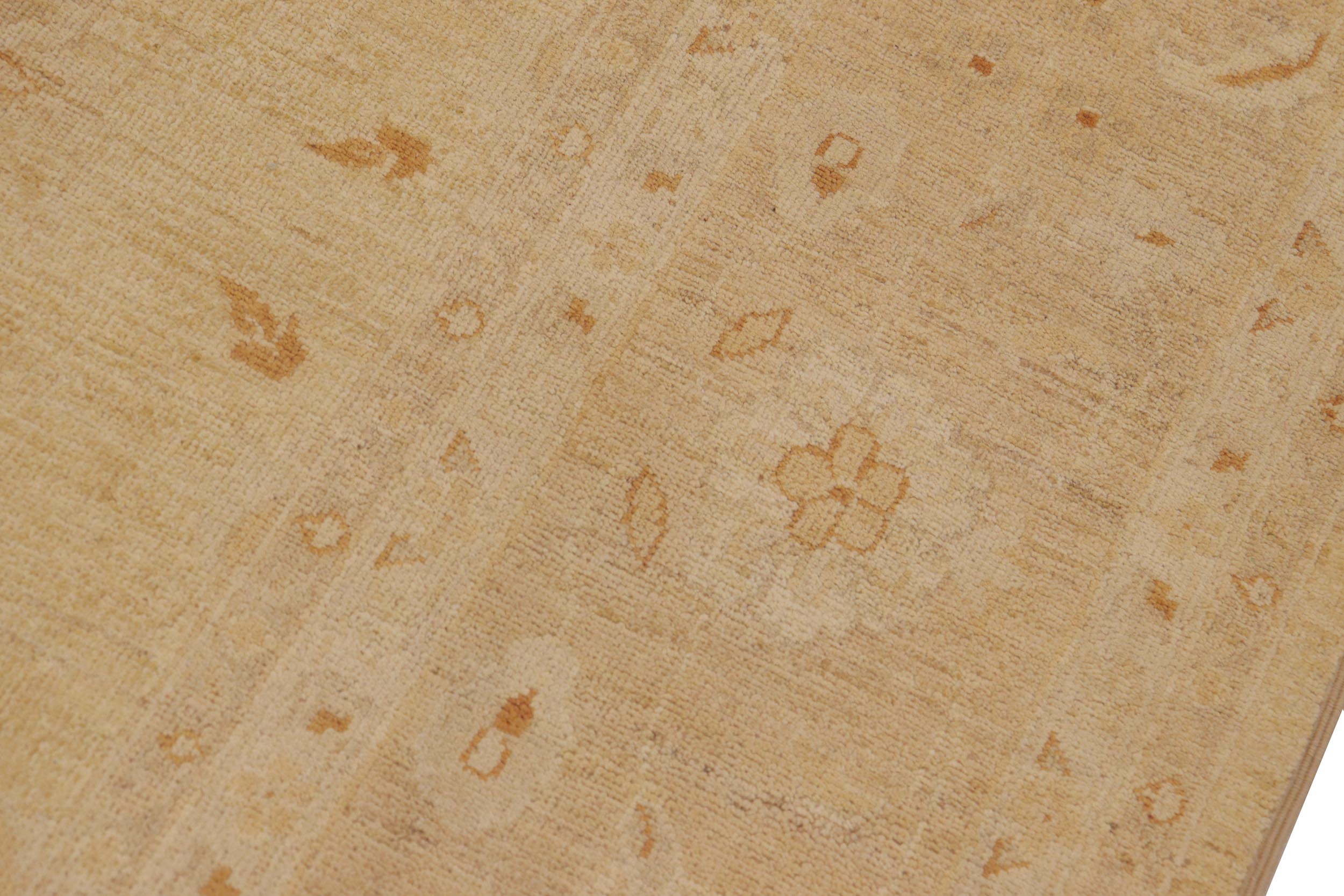 handmade Traditional Kafkaz Beige Tan Hand Knotted RECTANGLE 100% WOOL area rug 9x12