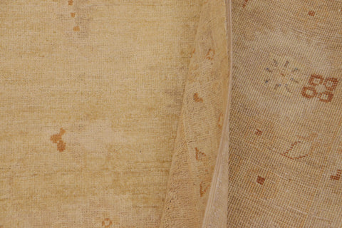 handmade Traditional Kafkaz Beige Tan Hand Knotted RECTANGLE 100% WOOL area rug 9x12