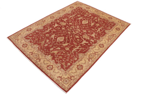 handmade Traditional Kafkaz Red Beige Hand Knotted RECTANGLE 100% WOOL area rug 9x11