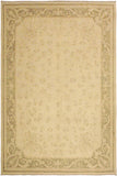 handmade Transitional Kafkaz Beige Green Hand Knotted RECTANGLE 100% WOOL area rug 9 x 12