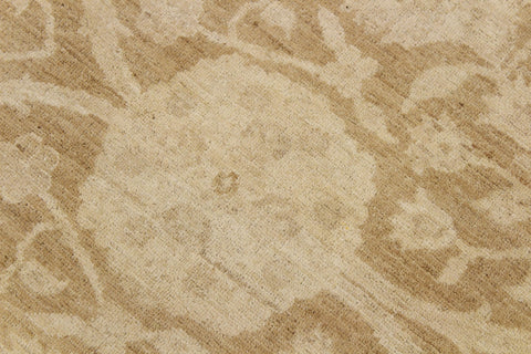 handmade Traditional Kafkaz Brown Beige Hand Knotted RECTANGLE 100% WOOL area rug 9x12
