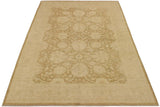 handmade Traditional Kafkaz Brown Beige Hand Knotted RECTANGLE 100% WOOL area rug 9 x 12